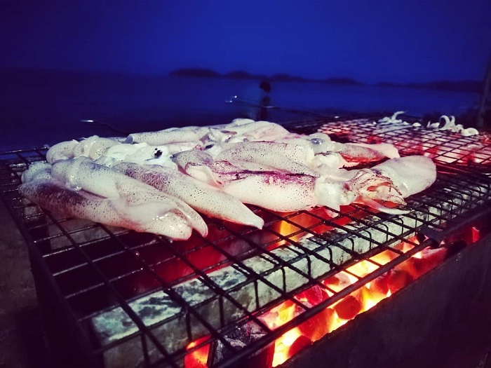 Đảo Cái Chiên Quảng Ninh có nhiều hải sản tươi ngon