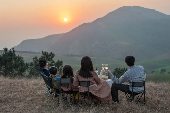 Đỉnh Bình Hương Quảng Ninh là điểm dã ngoại cực chill