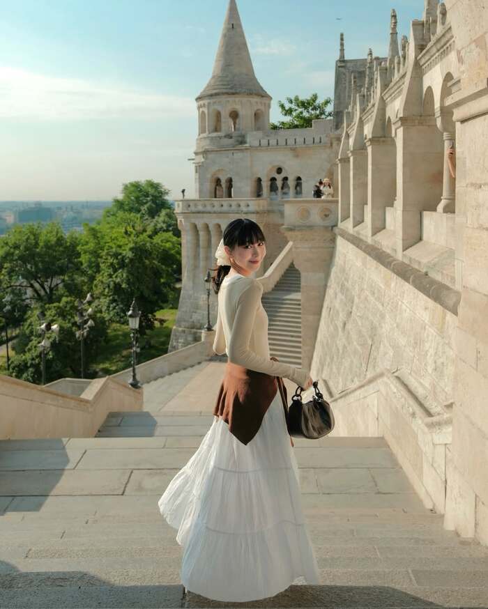 Kinh nghiệm du lịch Budapest Hungary - Pháo đài Fishermen's Bastion 