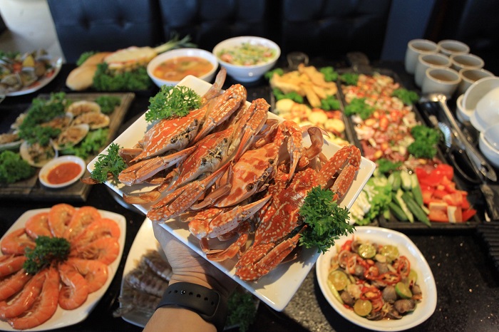 Nhìn thôi đã kích thích vị giác tại quán hải sản ngon ở Hạ Long