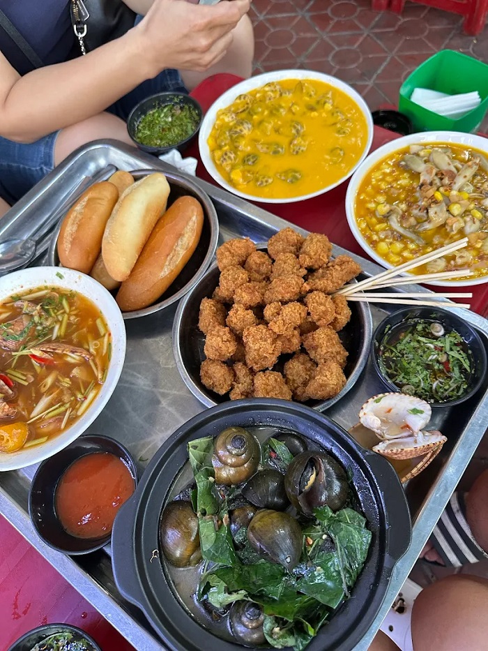 Ốc tươi ngon, đậm đà tại quán ốc ngon ở Hải Phòng