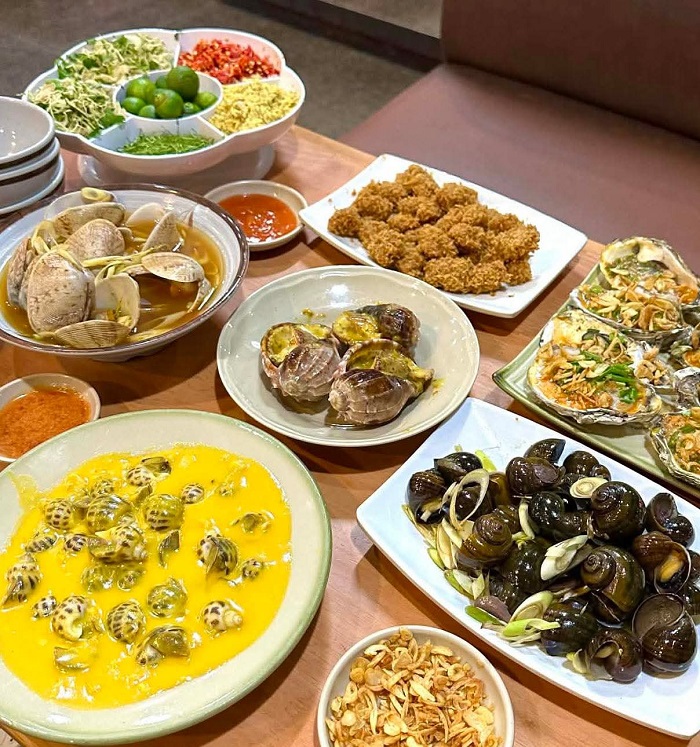 Ốc to, bài trí đẹp mắt, quán ốc ngon ở Hải Phòng làm hài lòng du khách