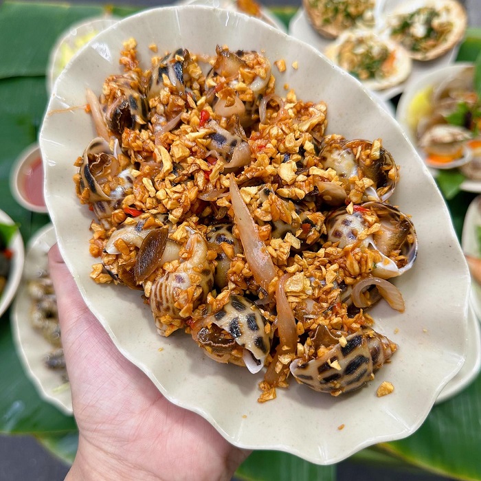 Ốc hương tại quán ốc ngon ở Hải Phỏng này rất ngon