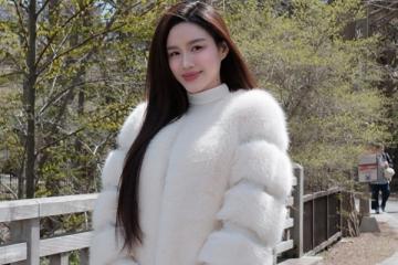 Hoa hậu Đỗ Hà vi vu cùng chồng doanh nhân tại Nhật Bản