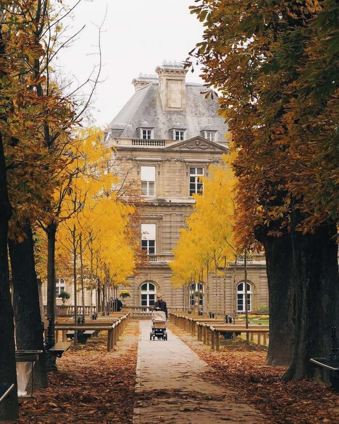Thời điểm ghé thăm vườn Luxembourg Pháp lý tưởng là mùa xuân và thu