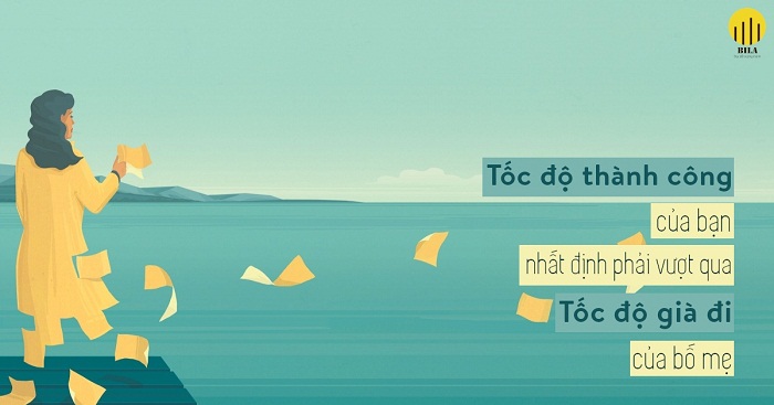 Tốc độ thành công của bạn nhất định phải vượt qua tốc độ già đi của bố mẹ