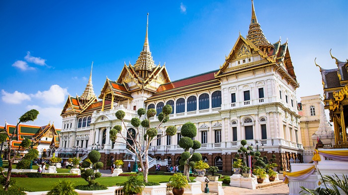 Grand Palace là cung điện hoàng gia ở Thái Lan thu hút rất nhiều du khách ghé thăm mỗi năm
