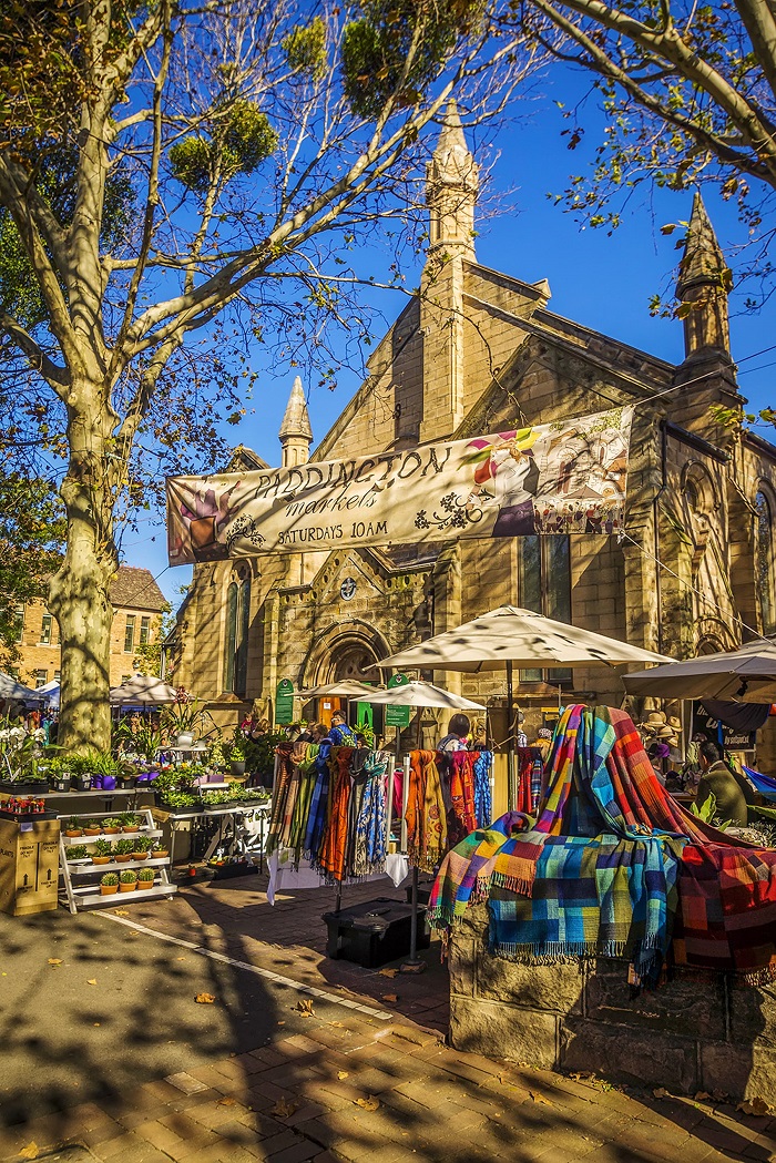 Ghé thăm chợ Paddington điểm du lịch miễn phí tại Sydney