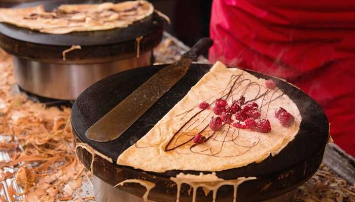 Món crepe trong chuyến food tour ở Paris