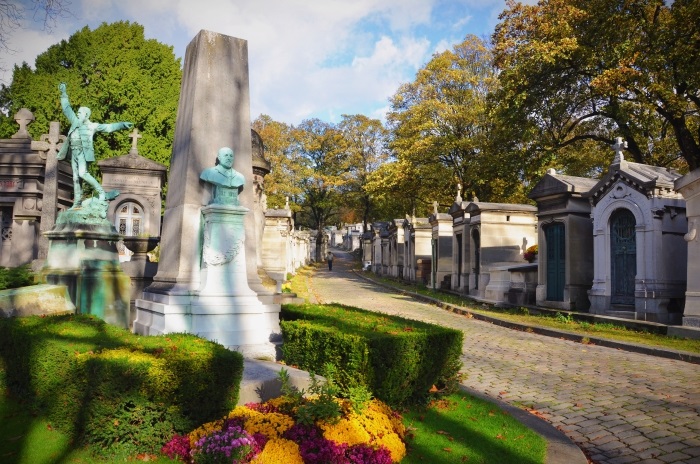 nghĩa trang Pere Lachaise là nghĩa trang đẹp nhất thế giới