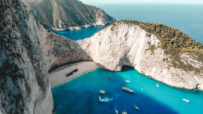 bãi biển đắm tàu Navagio Hy Lạp