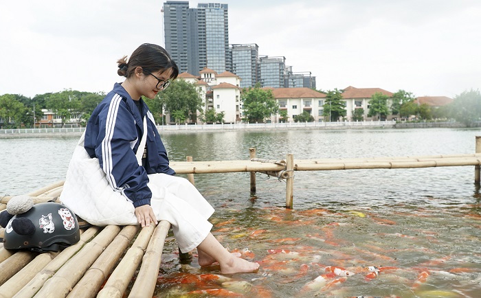 hồ cá koi Hồ Tây