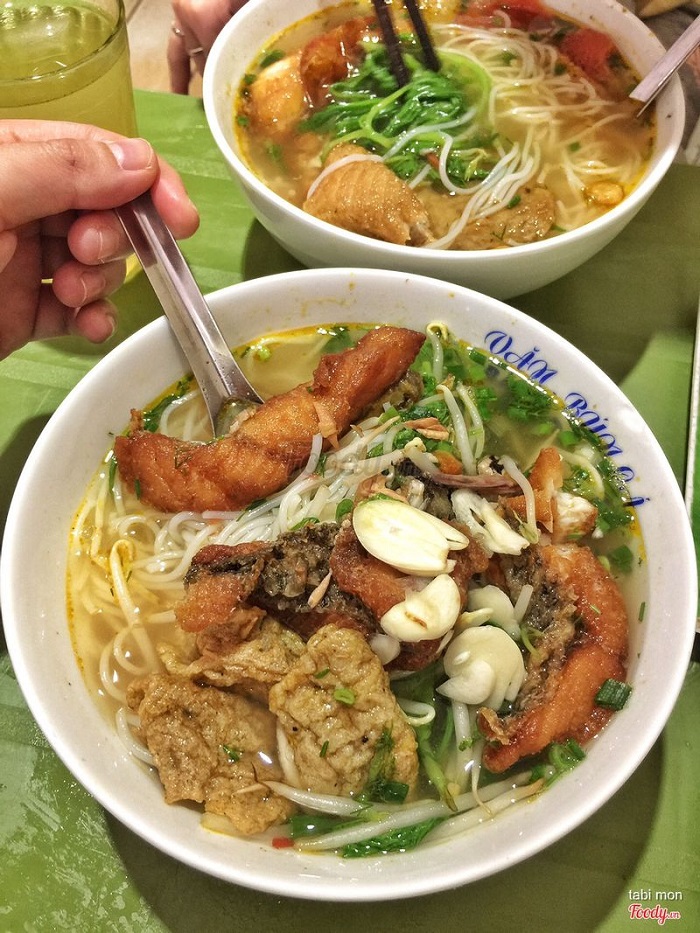 Món ngon mùa hè hà nội với bún cá văn