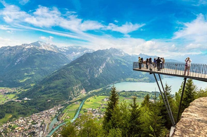 mùa hè ở Interlaken Thụy Sĩ