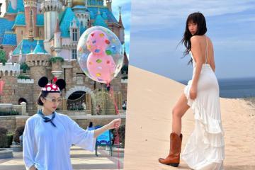Sướng như Diệu Nhi vi vu khắp nơi: hết Quảng Bình, Phan Thiết lại check in Disneyland Hongkong