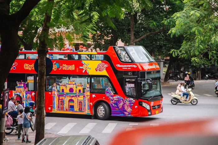 xe buýt city tour Hà Nội