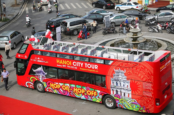 xe buýt city tour Hà Nội