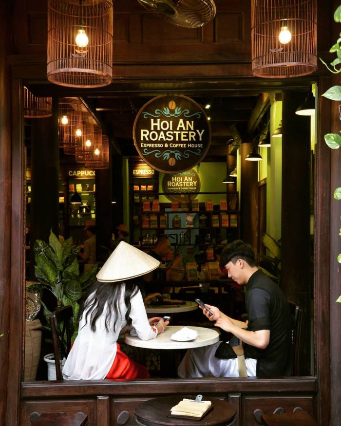 quán cafe đường Trần Phú Hội An 