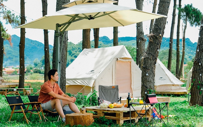Cắm trại tại Rừng thông bản Áng, điểm vui chơi ở Mộc Châu cho gia đình