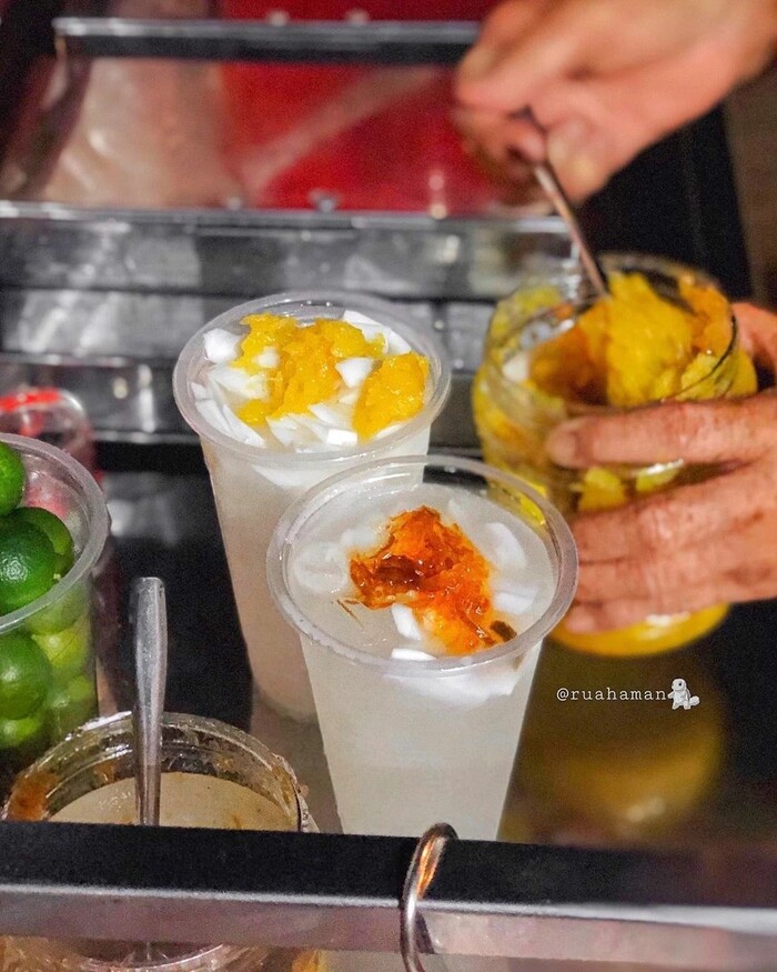 thức uống giải nhiệt mùa hè ở TP HCM dừa tắc ngọt thanh