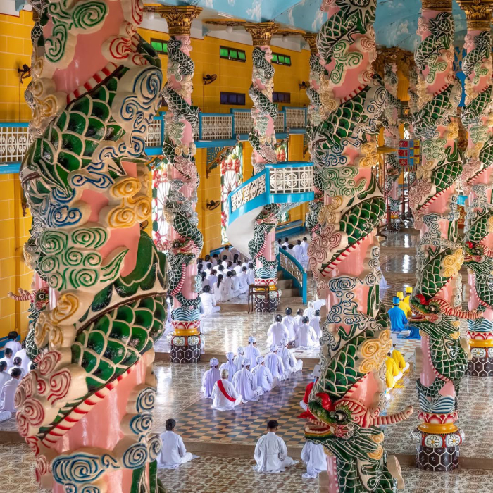 Tòa Thánh Tây Ninh với những chi tiết kì công