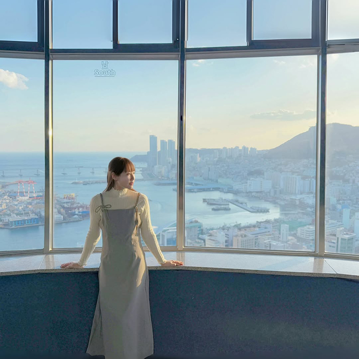 Trải nghiệm văn hóa tại tháp busan tower Hàn quốc