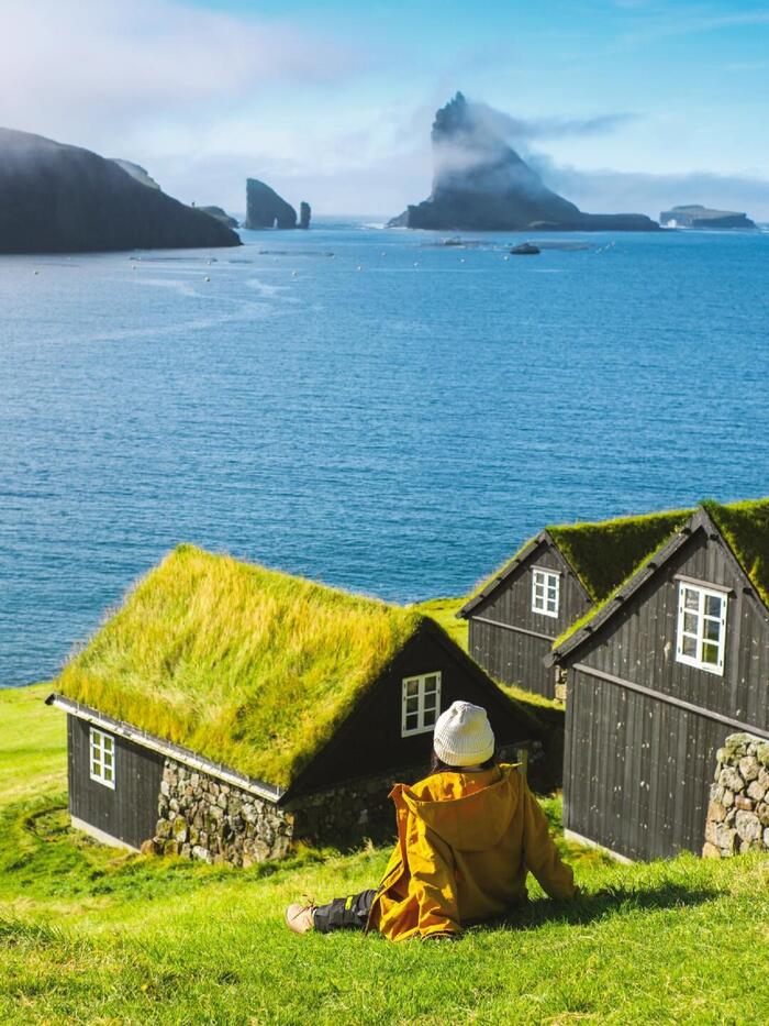 Tham quan quần đảo Faroe Đan Mạch - Tham quan làng cổ Gjógv