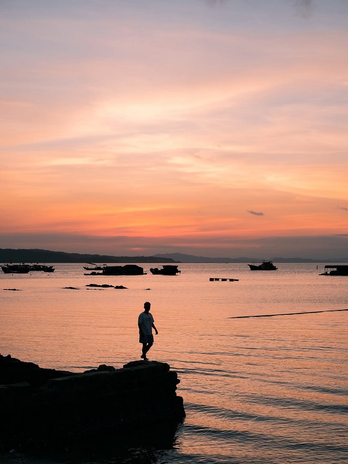 Đảo Thanh Lân Quảng Ninh cảnh đẹp bình yên, chill vô cùng
