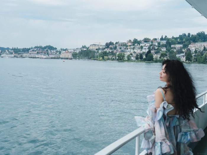 Đi thuyền vãn cảnh hồ Luzern Thụy Sĩ 