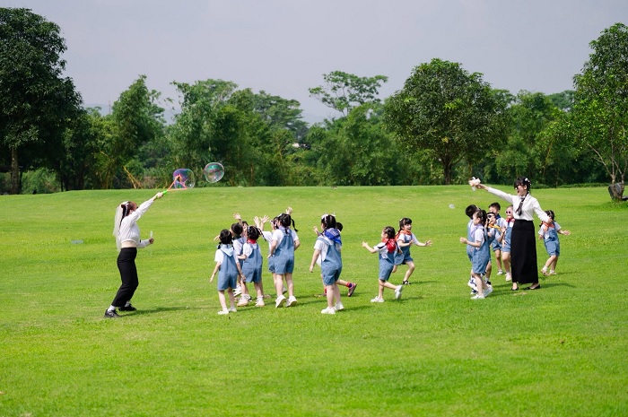 Khu du lịch sinh thái mới ở Thái Nguyên thu hút các bạn nhỏ