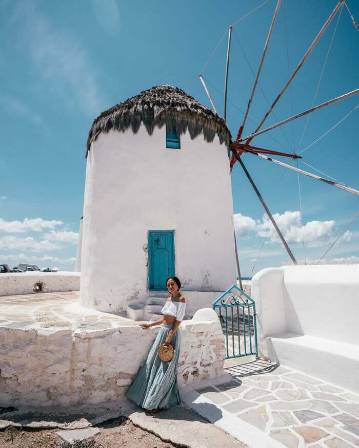 Kinh nghiệm du lịch Mykonos Hy Lạp - Tham quan thị trấn Mykonos