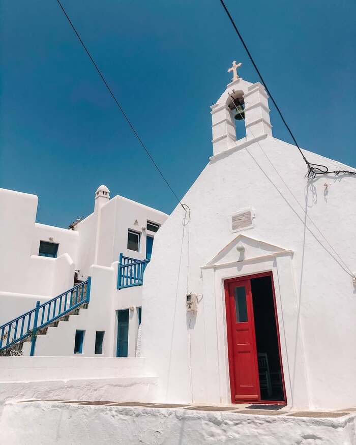 Kinh nghiệm du lịch Mykonos Hy Lạp - Ghé thăm Làng Ano Mera