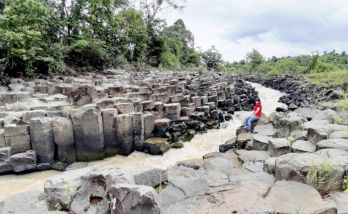 Ancient stone beach in Gia Lai