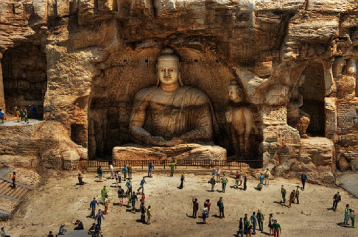 hang đá Vân Cương được công nhận là di sản văn hóa thế giới vào năm 2001