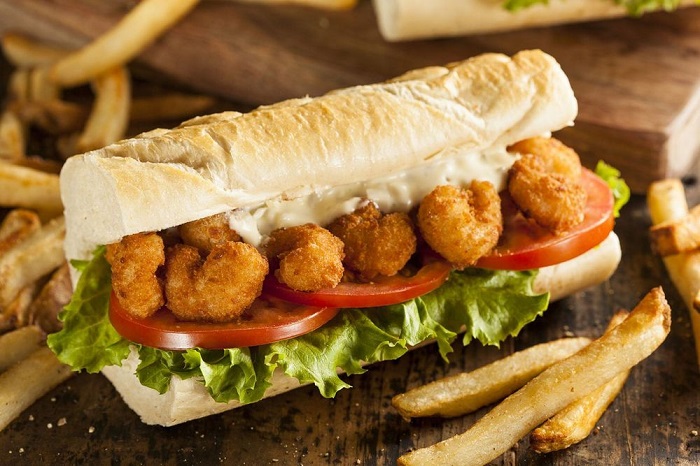 po-boy - loại bánh sandwich nổi tiếng của Mỹ