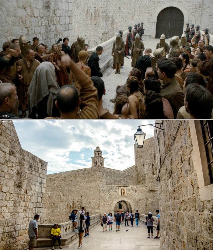 cổng Ploce tại thành phố Dubrovnik trong Game of Thrones