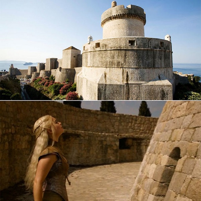 tháo minceta tại thành phố Dubrovnik trong game of Thrones