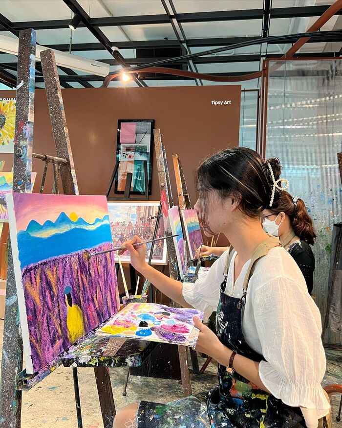 Thư giãn cuối tuần và trải nghiệm sáng tạo nghệ thuật thú vị tại các địa  điểm vẽ tranh ở TP Hồ Chí Minh  TOKYOMETRO
