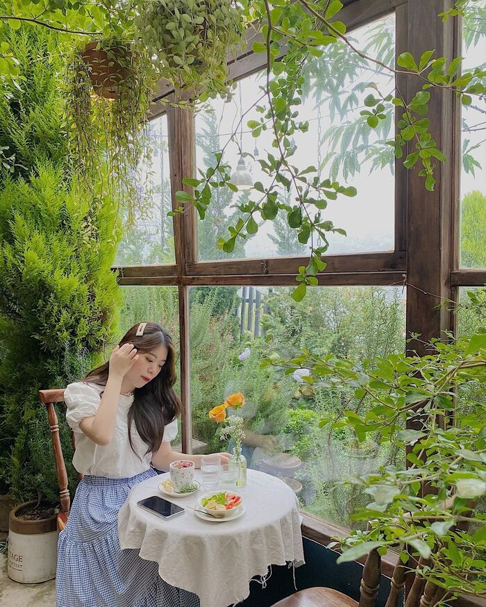 ‘Xỉu ngang, xỉu dọc’ với vô vàn background đắt giá tại các quán cà phê xanh ở Đà Lạt