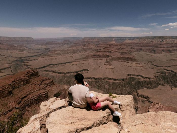 Lệ Quyên check-in Grand Canyon