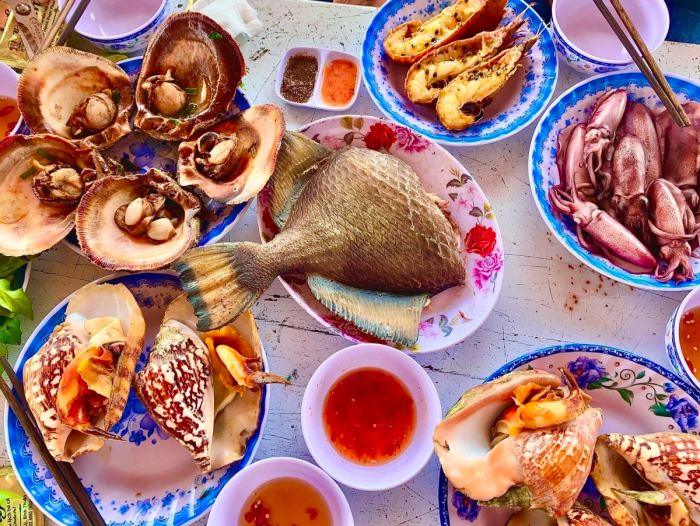 quán ăn ở đảo Phú Quý 