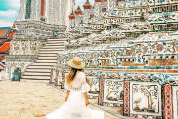 Đến chùa Wat Arun Thái Lan, ngắm bảo tháp và check in kem ‘bông hoa’ độc lạ