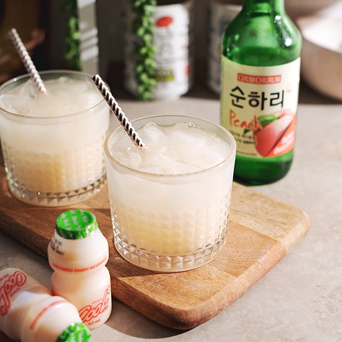 cách uống rượu soju 