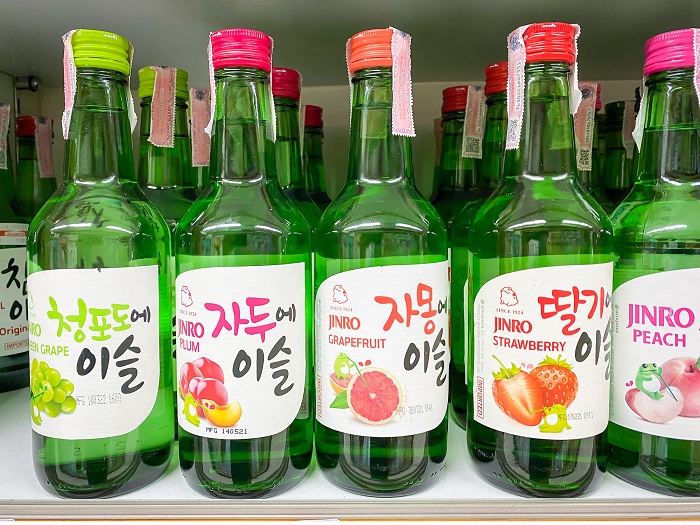 cách uống rượu soju 