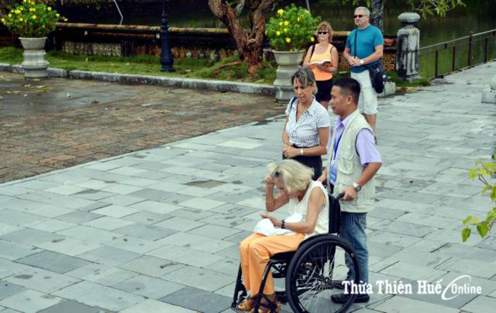 Đại Nội Huế là điểm du lịch tiếp cận cho người khuyết tật ở 3 miền