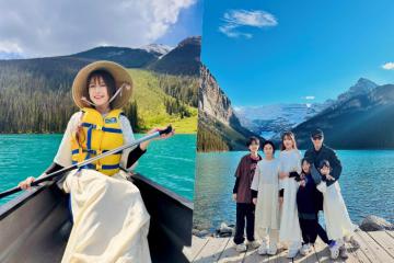 Lý Hải - Minh Hà du lịch Canada diện áo dài vi vu ngắm cảnh đẹp như mơ 