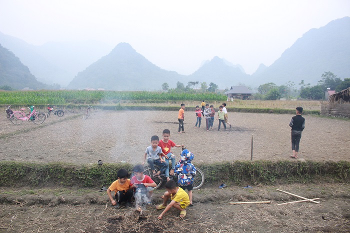 Khung cảnh bình yên của thung lũng Lâm Thượng Yên Bái mỗi buổi chiều