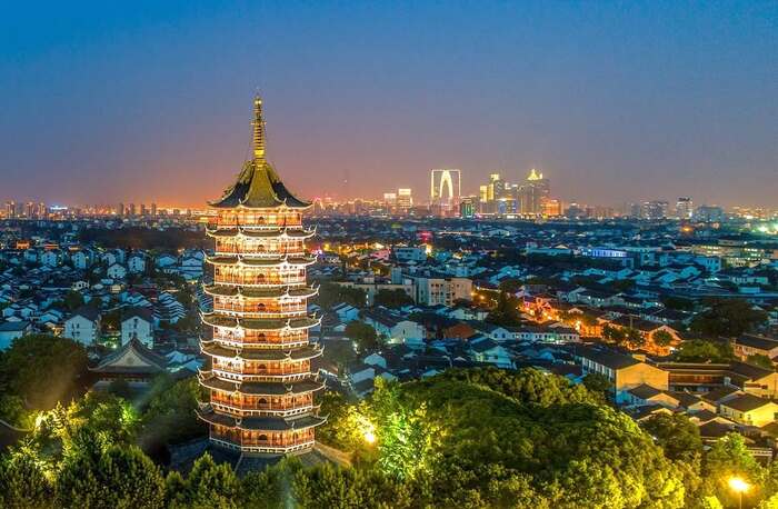 Mùa thu ở Giang Tô có thời tiết dễ chịu - cẩm nang du lịch Giang Tô Trung Quốc 