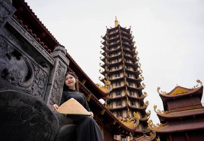 Săn ảnh check-in ở Chùa Thánh Quang Bắc Ninh 