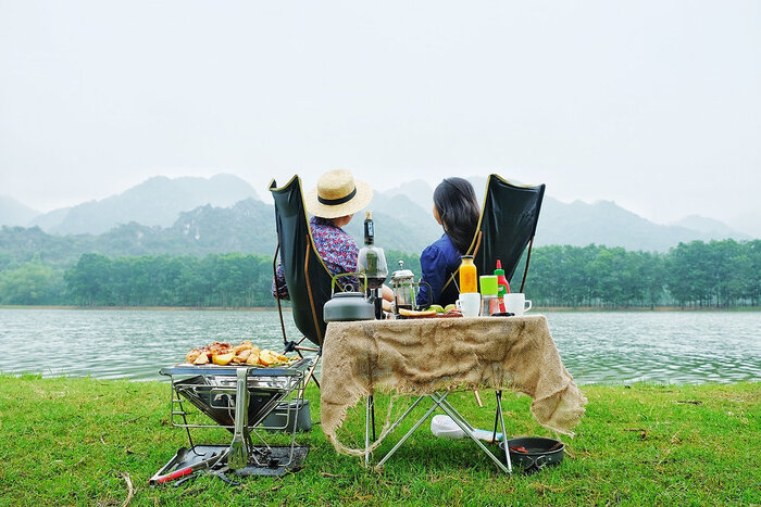 Địa điểm cắm trại ở Ninh Bình - Đầm Cút